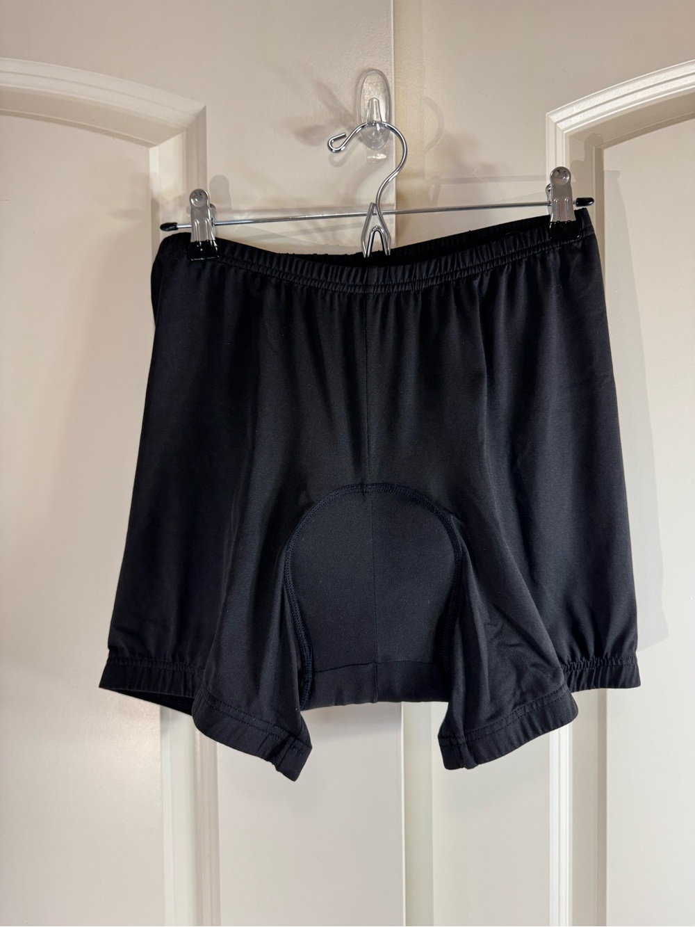 NWOT Sportneer Men's Black Athletic Padded Cycling Shorts Large
